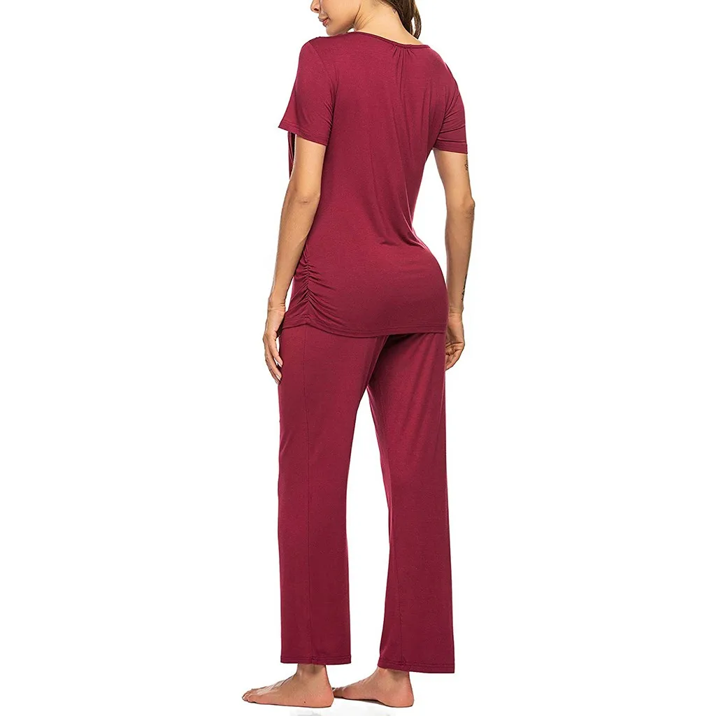 Women Maternity Long Sleeve Nursing Baby T-shirt Tops+Pants Pajamas Set Suit koszula Do Karmienia Pyjama Allaitement Pregnant
Women Maternity Long Sleeve Nursing Baby T-shirt Tops+Pants Pajamas Set Suit koszula Do Karmienia Pyjama Allaitement Pregnant