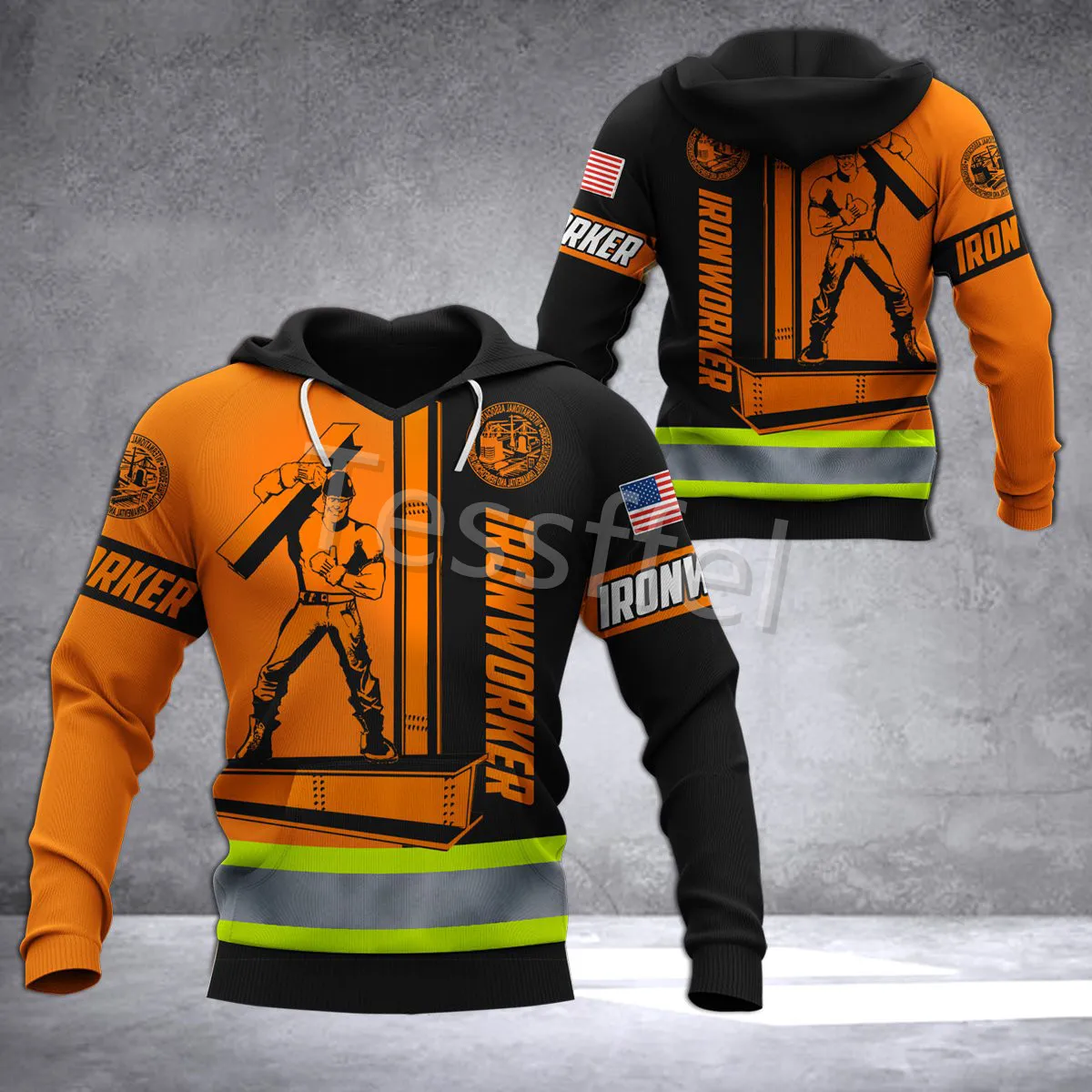 Tessffel Newest Ironworker Hoodies New Fashion 3D Printed Worker Men's Hooded Harajuku Creative Sweatshirt Pullover Style-9
Tessffel Newest Ironworker Hoodies New Fashion 3D Printed Worker Men's Hooded Harajuku Creative Sweatshirt Pullover Style-9