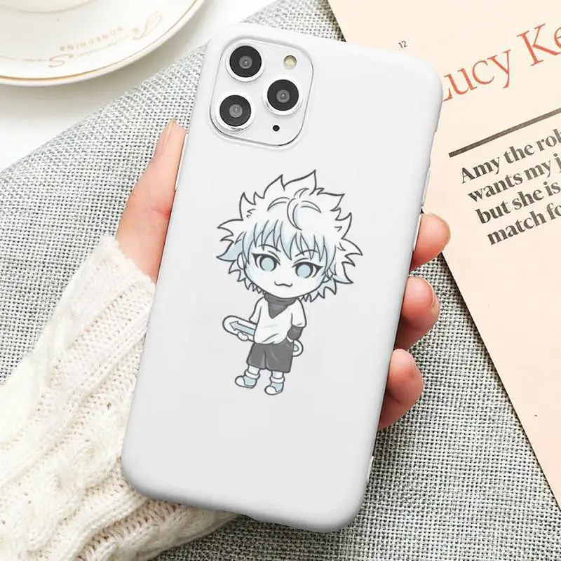 Hunter X Hunter Killua Zaoldyeck Phone Case Candy Color for iPhone 6 6S 7 8 11 12 XS X SE 2020 XR mini pro Plus MAX funda
Hunter X Hunter Killua Zaoldyeck Phone Case Candy Color for iPhone 6 6S 7 8 11 12 XS X SE 2020 XR mini pro Plus MAX funda