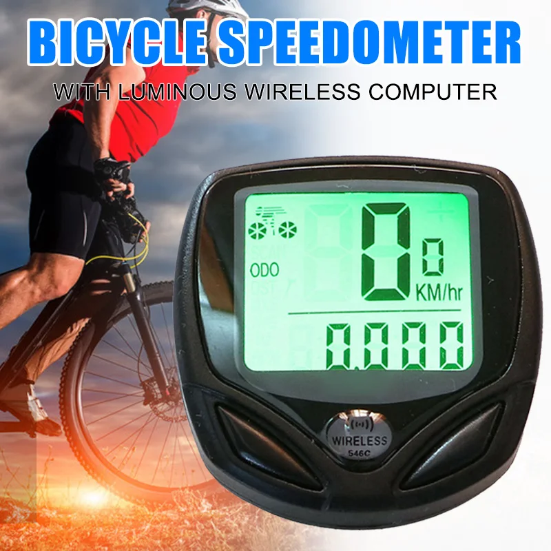 Новый велосипедный компьютер, беспроводной цифровой ЖК Многофункциональный велосипедный одометр спидометр с фоновой подсветкой S66 
Новый велосипедный компьютер, беспроводной цифровой ЖК Многофункциональный велосипедный одометр спидометр с фоновой подсветкой S66