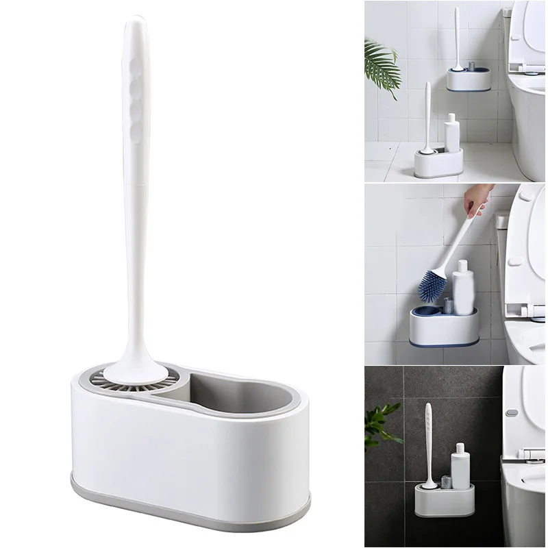2021 1 Set Plastic Bathroom Toilet Brush with Holder Handle Soft Wall-mounted or Floor-Standing Bathroom Toilet Cleaning Brush
2021 1 Set Plastic Bathroom Toilet Brush with Holder Handle Soft Wall-mounted or Floor-Standing Bathroom Toilet Cleaning Brush
