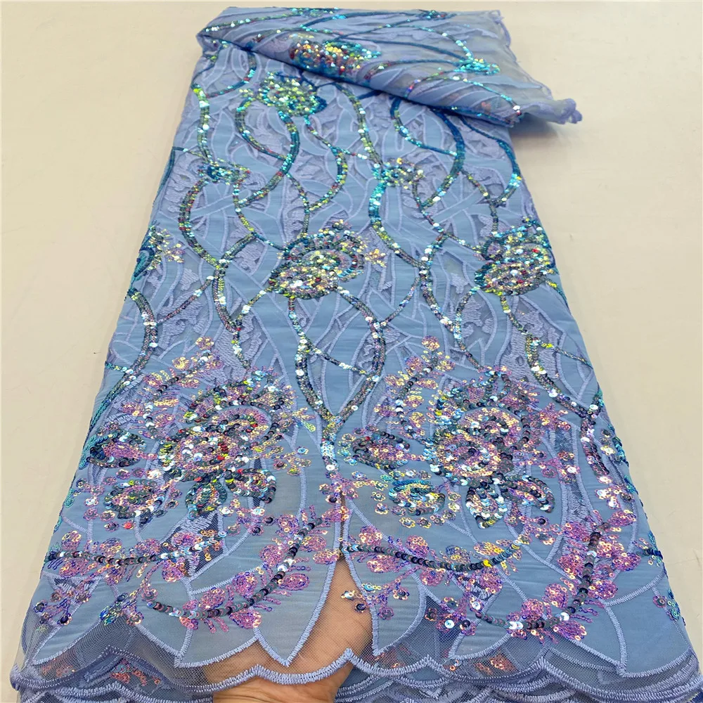 2021 High Quality French Chiffon Tulle African Lace Fabric Sequins Embroidered Nigerian Lace Fabrics For Wowen Dress Sewing
2021 High Quality French Chiffon Tulle African Lace Fabric Sequins Embroidered Nigerian Lace Fabrics For Wowen Dress Sewing