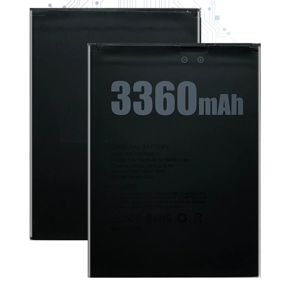 New For BAT17613360 3360mAh Battery for DOOGEE X30 X 30 for DOOGEEX30 Bateria Batteries
New For BAT17613360 3360mAh Battery for DOOGEE X30 X 30 for DOOGEEX30 Bateria Batteries