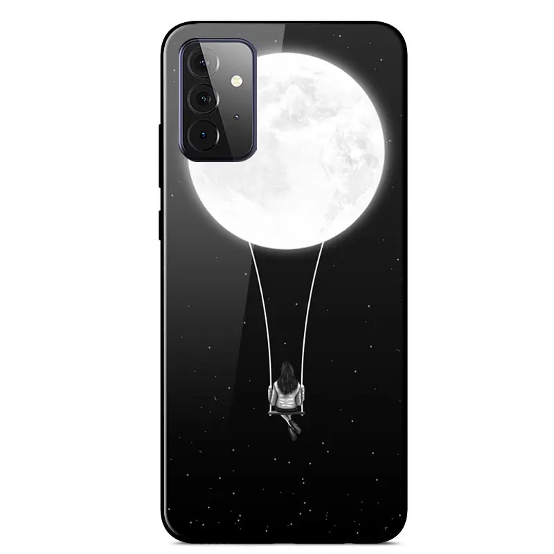For Samsung A72 5G Case Tempered Glass Hard Phone Case For Samsung Galaxy A72 5G Soft Silicone Bumper Protective Back Cover 6.7"
For Samsung A72 5G Case Tempered Glass Hard Phone Case For Samsung Galaxy A72 5G Soft Silicone Bumper Protective Back Cover 6.7"