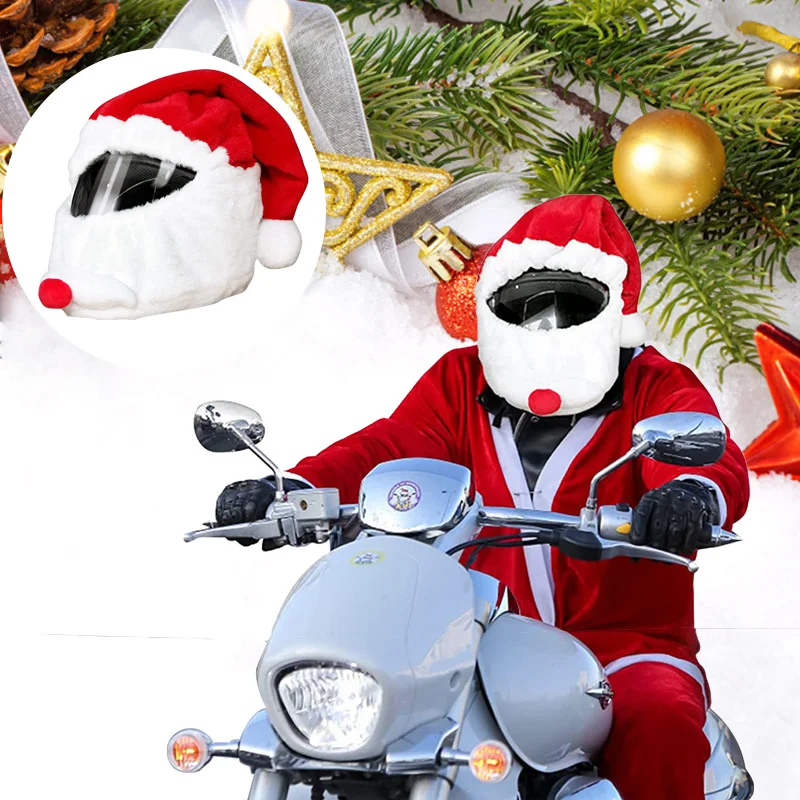 Christmas Motorcycle Helmet Hat Crazy Funny Santa Knitting Hat Christmas Gifts for Kids Adults Decorations New Year Navidad Gift
Christmas Motorcycle Helmet Hat Crazy Funny Santa Knitting Hat Christmas Gifts for Kids Adults Decorations New Year Navidad Gift