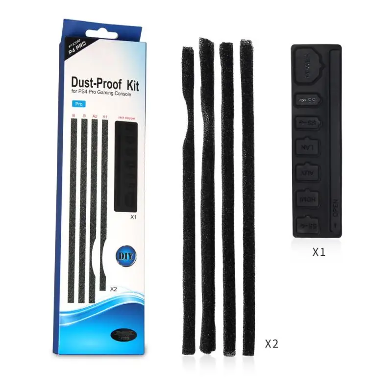For PS4 Pro Dust Proof Cover Case Mesh Stopper Pack Kits For PS4 Pro Gaming Console 2-in-1 Dust Prevention Cover Dustproof Spong
For PS4 Pro Dust Proof Cover Case Mesh Stopper Pack Kits For PS4 Pro Gaming Console 2-in-1 Dust Prevention Cover Dustproof Spong