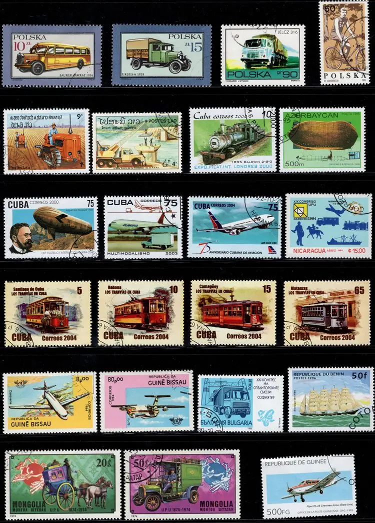50Pcs/Lot Vehicle Transportation Stamp All Different From Many Countries NO Repeat Postage Stamps with Post Mark Philately
50Pcs/Lot Vehicle Transportation Stamp All Different From Many Countries NO Repeat Postage Stamps with Post Mark Philately