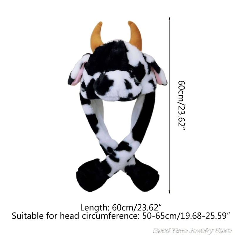 LED Light Up Plush Animal Hat with Moving Jumping Ears Multicolor Cartoon Milk Cow Earflap Cap Stuffed Toys Photo Props M19 21
LED Light Up Plush Animal Hat with Moving Jumping Ears Multicolor Cartoon Milk Cow Earflap Cap Stuffed Toys Photo Props M19 21