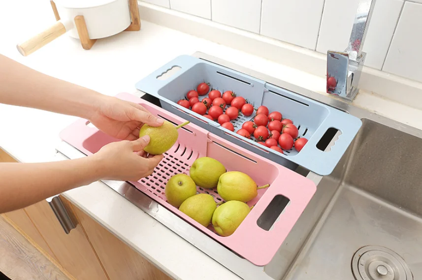Kitchen Fruit Basket Adjustable Drying Rack Sink Dish Organizer Sink Drain Basket Vegetable Fruit Holder Storage Rack 4 Colors
Kitchen Fruit Basket Adjustable Drying Rack Sink Dish Organizer Sink Drain Basket Vegetable Fruit Holder Storage Rack 4 Colors