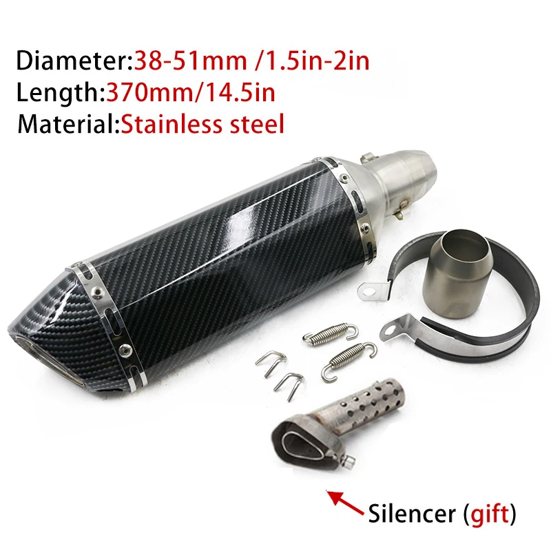 Motorcycle Stainless steel Exhaust Tip Escape DB Killer Muffler easy installation For Honda CBR500 500R CB500X CB500F
Motorcycle Stainless steel Exhaust Tip Escape DB Killer Muffler easy installation For Honda CBR500 500R CB500X CB500F