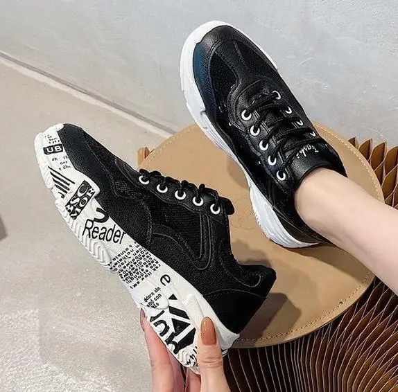2021 New Women's Chunky Sneakers Thick Bottom Platform Vulcanize Shoes Fashion Female Breathable Casual Running Shoes
2021 New Women's Chunky Sneakers Thick Bottom Platform Vulcanize Shoes Fashion Female Breathable Casual Running Shoes