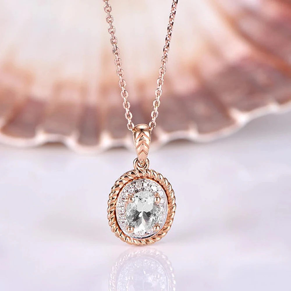 Romantic Women Wedding Necklaces Brilliant Oval Cubic Zirconia Elegant Anniversary Gift Pendant Necklaces Fashion Jewelry
Romantic Women Wedding Necklaces Brilliant Oval Cubic Zirconia Elegant Anniversary Gift Pendant Necklaces Fashion Jewelry