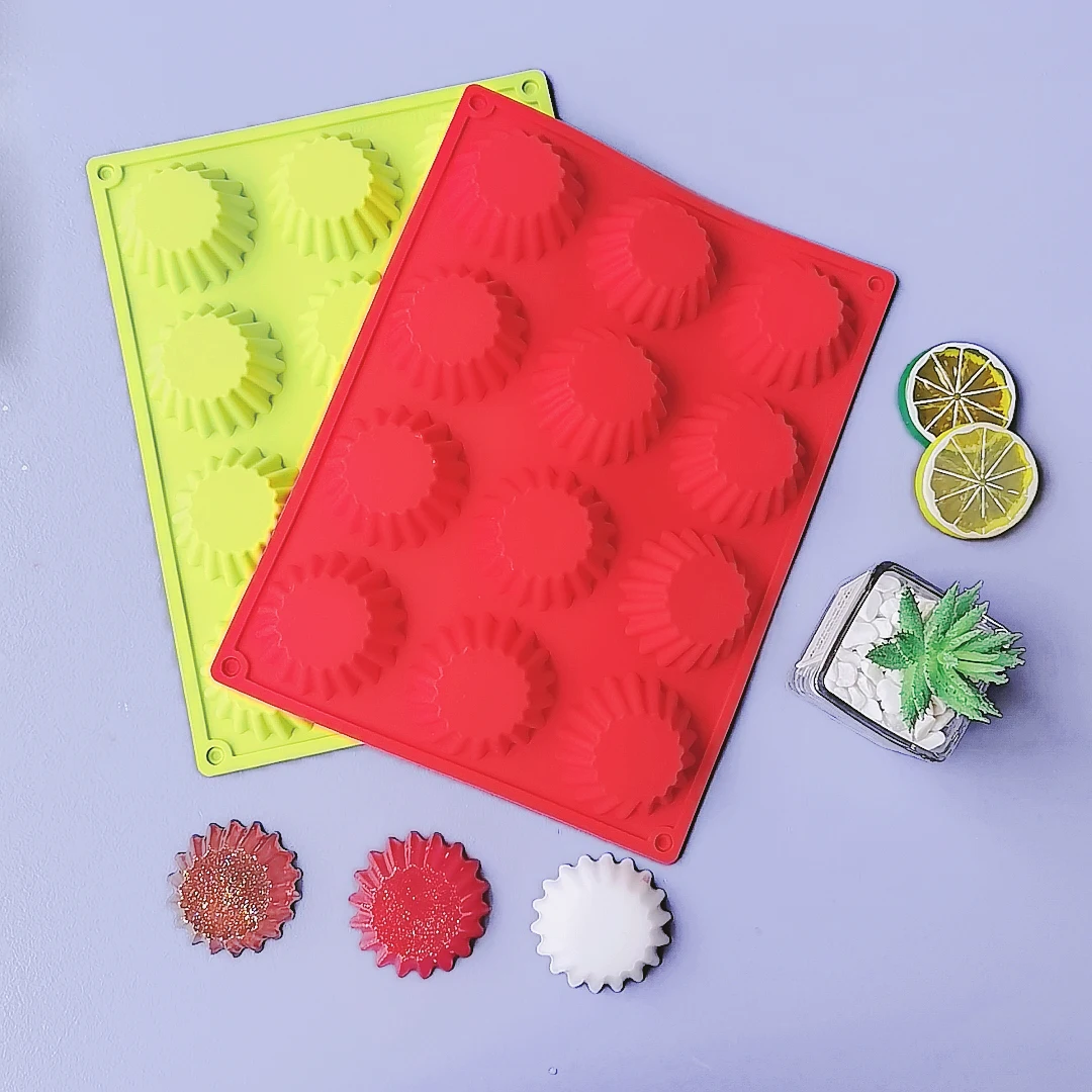 New 12 Cavity Muffin Cup Silicone Cake Mold Cookies 3D DIY Handmade Kitchen Reuse Baking Tools Decorating Mousse Making Mould
New 12 Cavity Muffin Cup Silicone Cake Mold Cookies 3D DIY Handmade Kitchen Reuse Baking Tools Decorating Mousse Making Mould