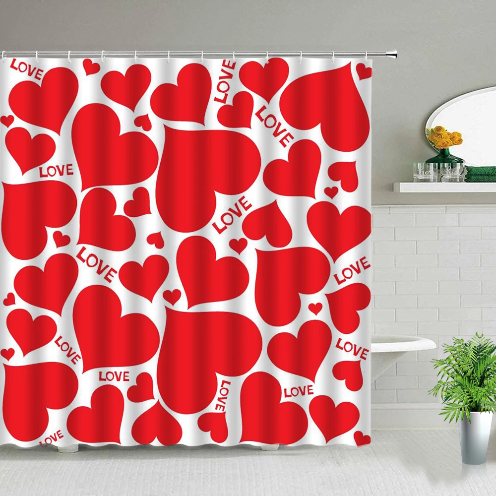 Love Heart Shower Curtains Oil Painting Landscape Waterproof Print Bath Curtain Set For Bathroom Bathtub Decor Cloth With Hooks
Love Heart Shower Curtains Oil Painting Landscape Waterproof Print Bath Curtain Set For Bathroom Bathtub Decor Cloth With Hooks