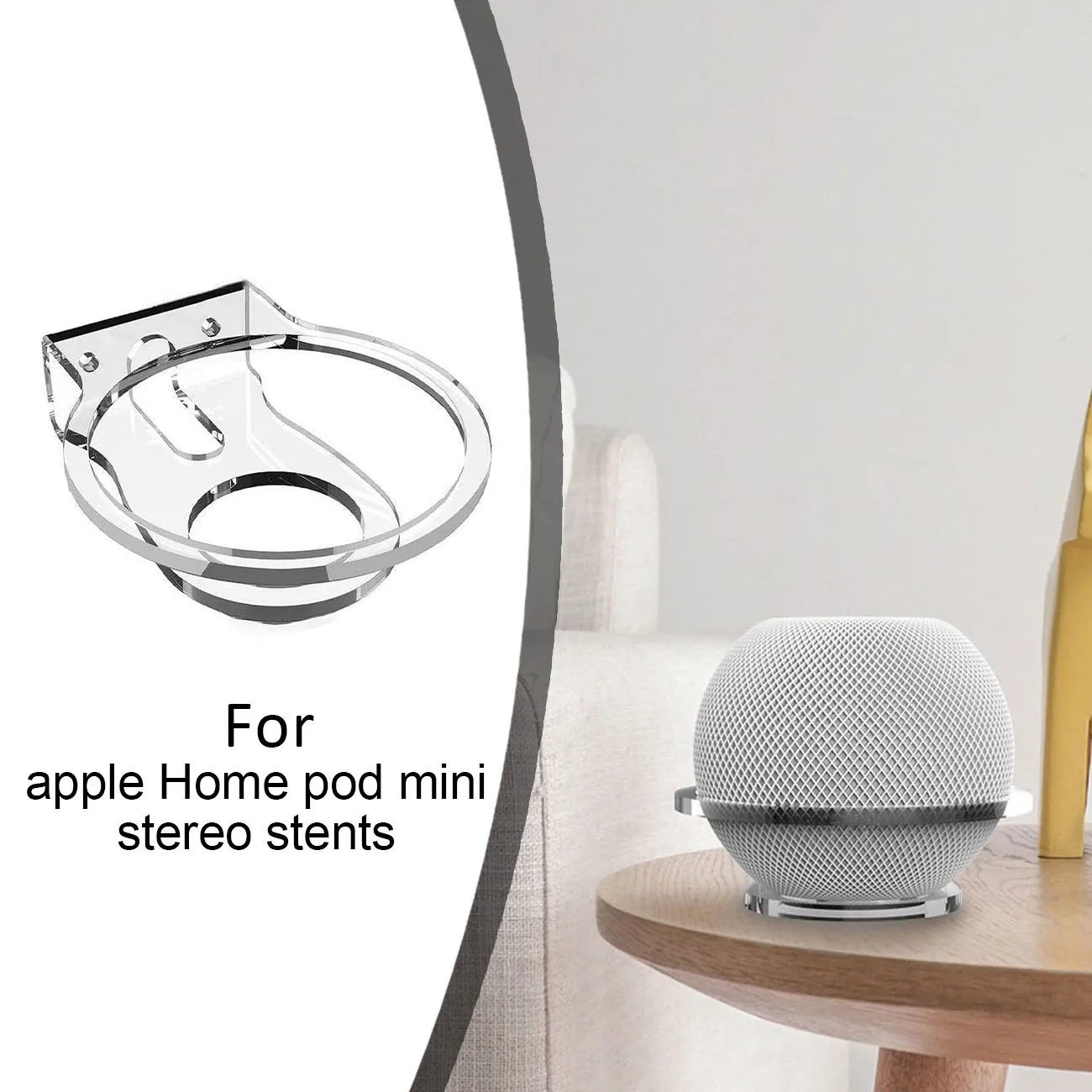 Wall Mount Stand for Homepod Mini Holder Space Saving Acrylic Bluetooth Speaker Outlet Manager for Homepod Mini Bracket
Wall Mount Stand for Homepod Mini Holder Space Saving Acrylic Bluetooth Speaker Outlet Manager for Homepod Mini Bracket