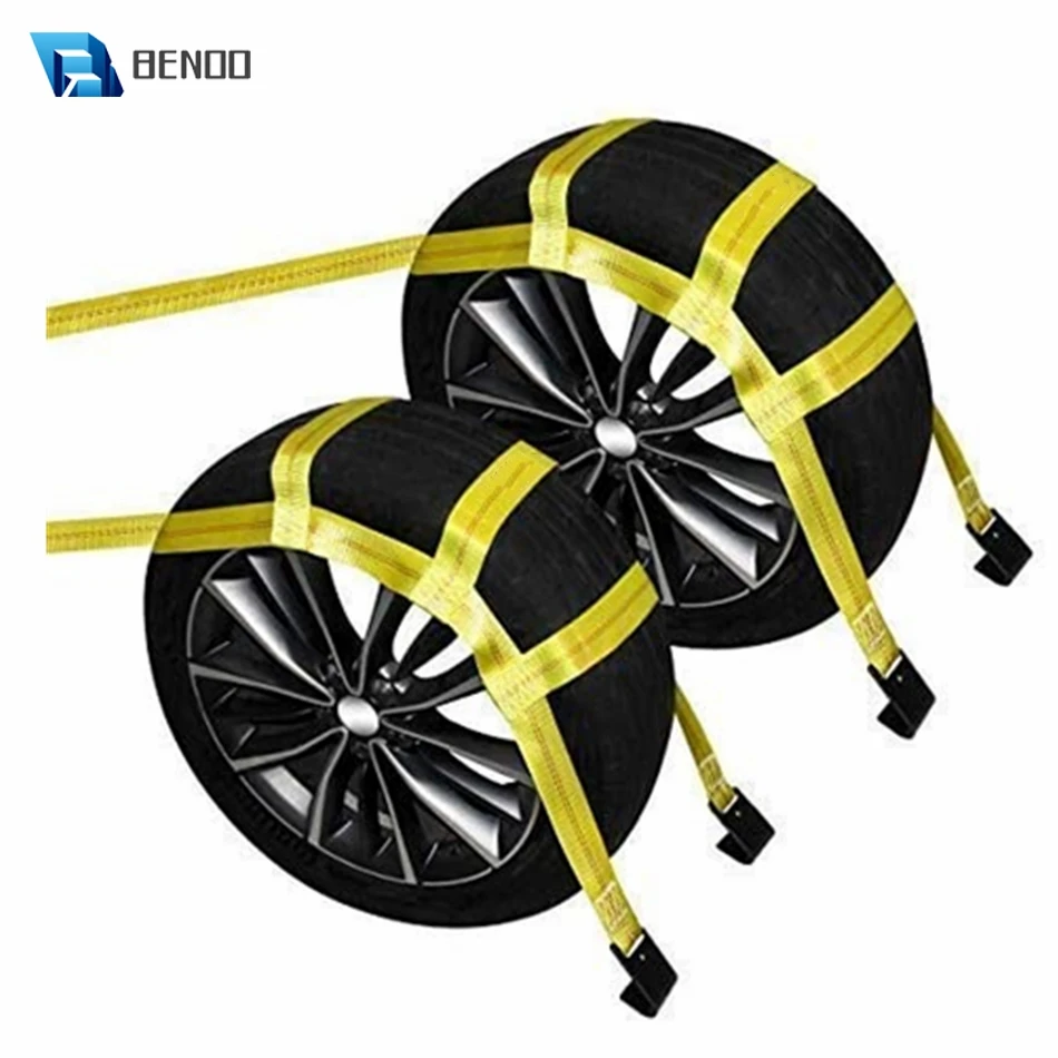BENOO 1/2 Pack Tow Dolly Basket Straps with Flat Hooks Fits 15"-19" Tires Wheels 10000 lbs Working Capacity Car Wheel Straps 
BENOO 1/2 Pack Tow Dolly Basket Straps with Flat Hooks Fits 15"-19" Tires Wheels 10000 lbs Working Capacity Car Wheel Straps