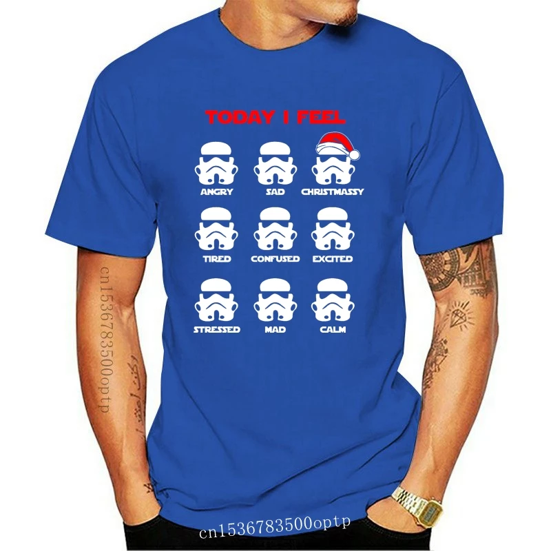 Новинка 2021, лидер продаж 2021, летняя повседневная забавная Мужская футболка с принтом TODAY I FEEL Christmas massy STORMTROOPER
Новинка 2021, лидер продаж 2021, летняя повседневная забавная Мужская футболка с принтом TODAY I FEEL Christmas massy STORMTROOPER