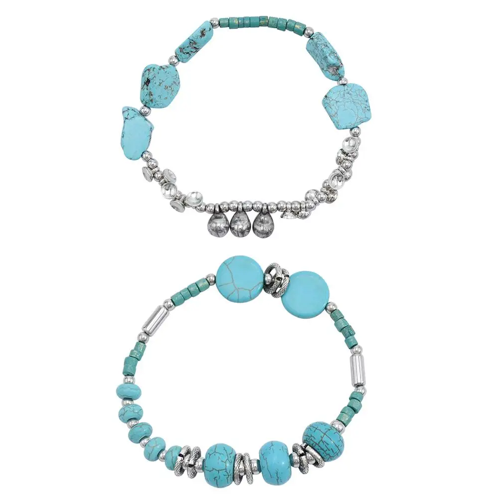 Bohemian Vintage Turquoises Bracelet For Women Personality Beaded Bell Pendant Bracelet Indian Bracelet Jewelry
Bohemian Vintage Turquoises Bracelet For Women Personality Beaded Bell Pendant Bracelet Indian Bracelet Jewelry