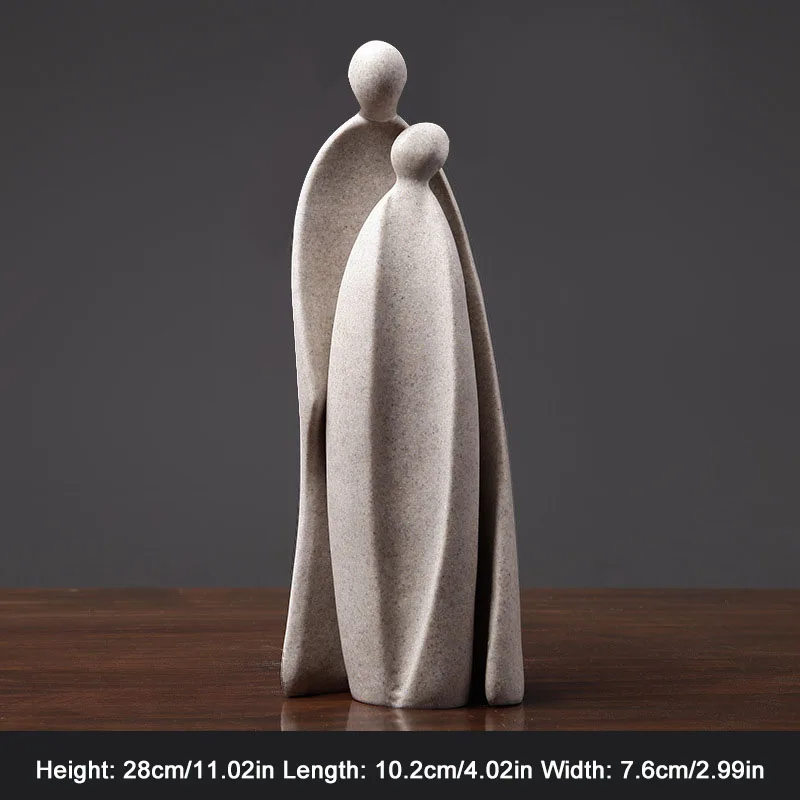 Creative Abstract Lover Statues Ornaments Resin Couple Figurines Crafts Nordic Home Decoration Accessories Modern Art Sculpture
Creative Abstract Lover Statues Ornaments Resin Couple Figurines Crafts Nordic Home Decoration Accessories Modern Art Sculpture