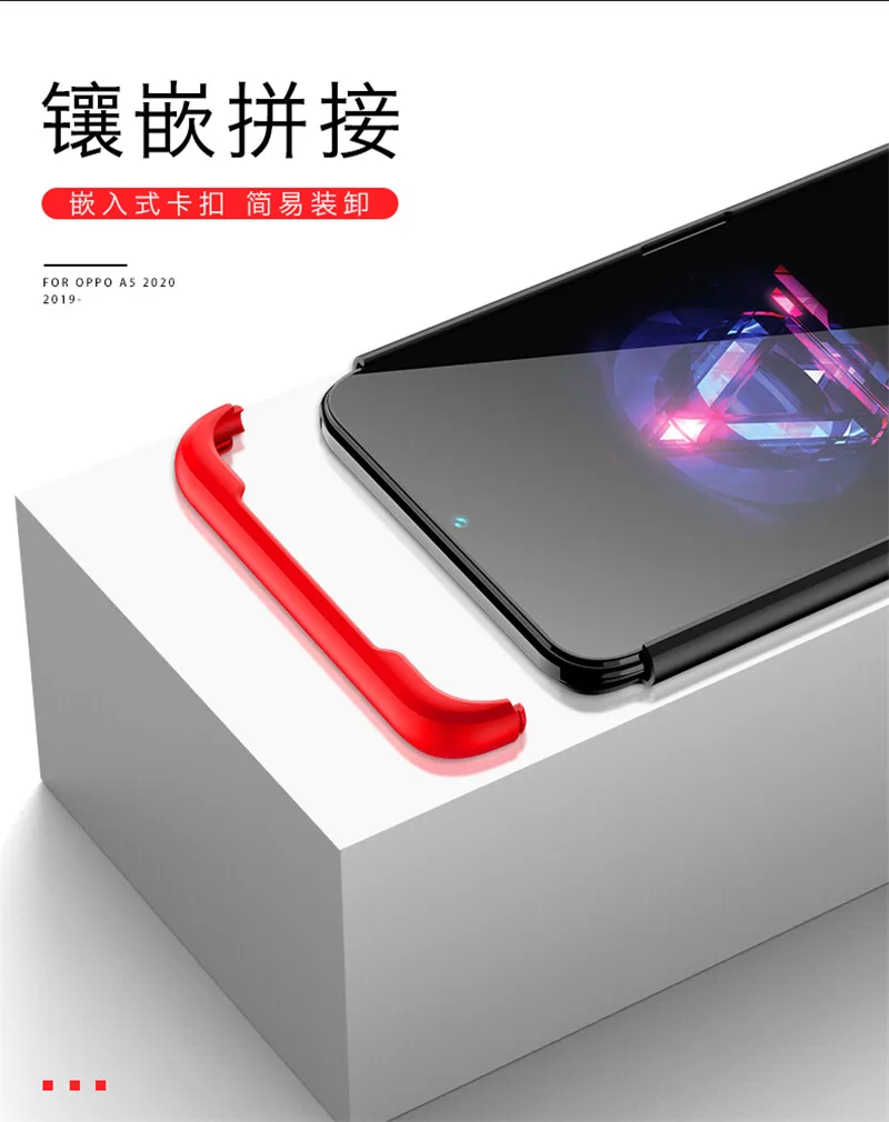 Oppo A5 2020 A11X Case A52020 360 Degree Full Cover Protected Matte Hard Cover For Oppo A9 2020 Colored Cover with Glass Film
Oppo A5 2020 A11X Case A52020 360 Degree Full Cover Protected Matte Hard Cover For Oppo A9 2020 Colored Cover with Glass Film