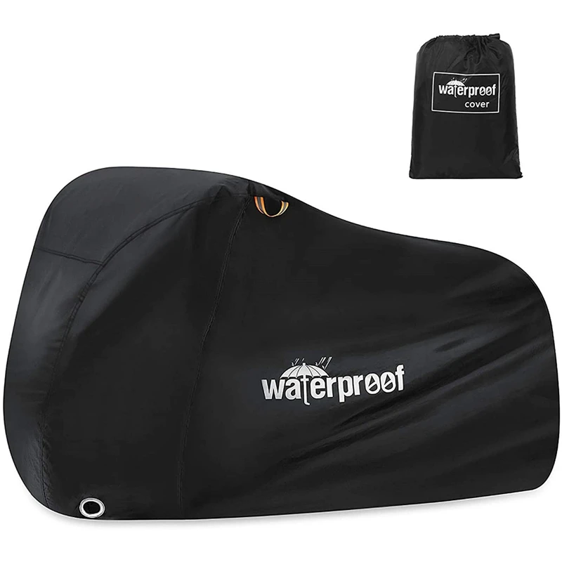 Bike Cover for 1 or 2 Bikes, 210T Waterproof Outdoor Bicycle Storage Protector Rain Sun UV Dust Wind Proof Bicycle Cover
Bike Cover for 1 or 2 Bikes, 210T Waterproof Outdoor Bicycle Storage Protector Rain Sun UV Dust Wind Proof Bicycle Cover
