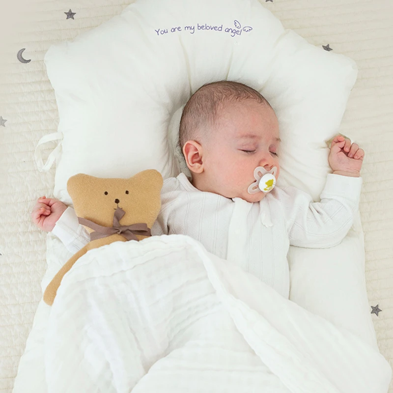 Newborn Baby Pillow Head Shaping Pillow Bedding Set- Prevent Flat Head Adjustable Side Height Relieve Startle Reflex
Newborn Baby Pillow Head Shaping Pillow Bedding Set- Prevent Flat Head Adjustable Side Height Relieve Startle Reflex