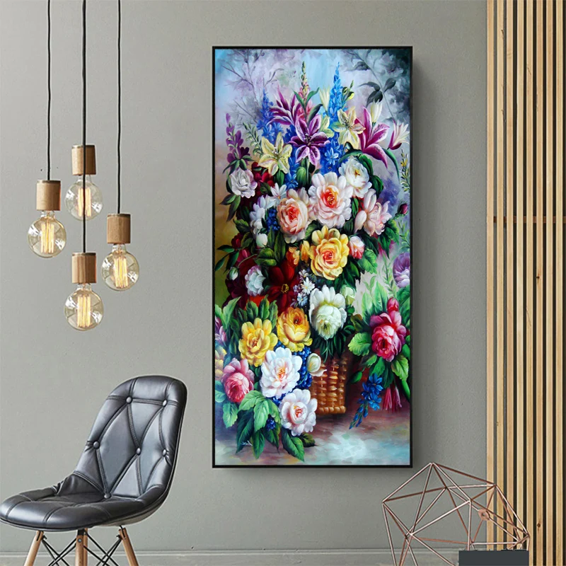 American Flower Basket Canvas Decorative Painting Living Room Bedroom Oil Painting Type Flower Background Wall Hanging Painting
American Flower Basket Canvas Decorative Painting Living Room Bedroom Oil Painting Type Flower Background Wall Hanging Painting