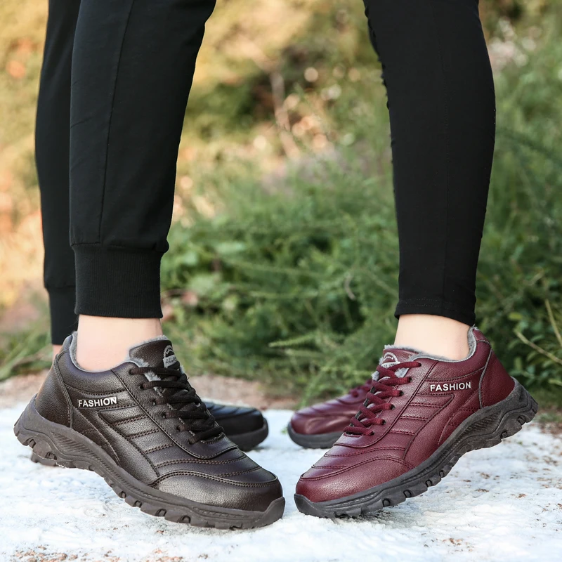 Winter Thick Plush Warm Couple Boots Wear-resistant Rubber Soles Waterproof Non-slip Outdoor Running Shoes For Men And Women47
Winter Thick Plush Warm Couple Boots Wear-resistant Rubber Soles Waterproof Non-slip Outdoor Running Shoes For Men And Women47