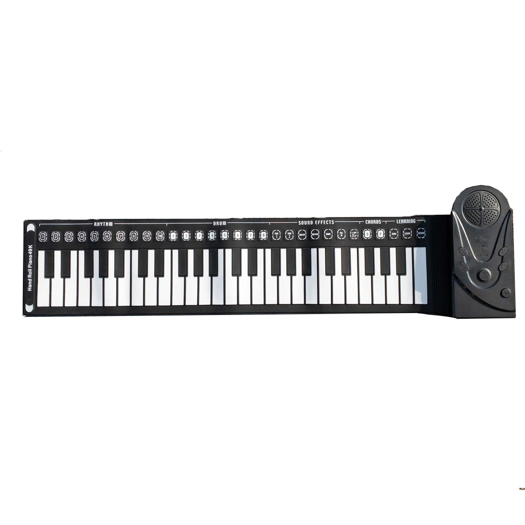 49 Keys Flexible Roll Up Piano Portable Silicone Electronic Keyboard Piano Hand Rolled Electronic Pianos Musical Instrument
49 Keys Flexible Roll Up Piano Portable Silicone Electronic Keyboard Piano Hand Rolled Electronic Pianos Musical Instrument