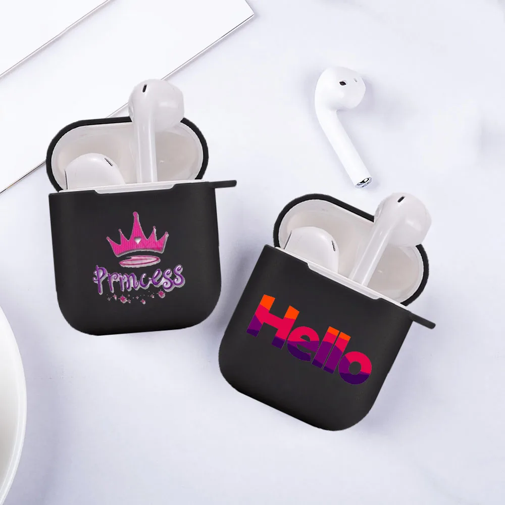 Silicone cover for Airpods 1/2 Earphone Fashion Luxury letters good morning soft Fundas Airpods Case Air Pods Charging Box Bags
Silicone cover for Airpods 1/2 Earphone Fashion Luxury letters good morning soft Fundas Airpods Case Air Pods Charging Box Bags