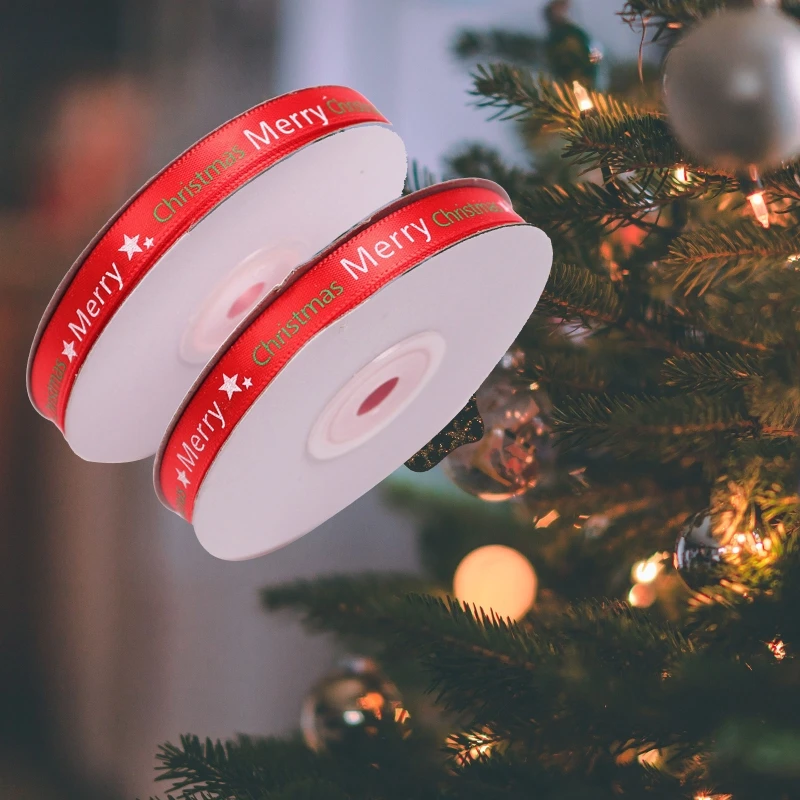 10 Rolls 25 Yards Merry Christmas Letters Red Ribbon for DIY Gift Wrapping Decor M2EA
10 Rolls 25 Yards Merry Christmas Letters Red Ribbon for DIY Gift Wrapping Decor M2EA