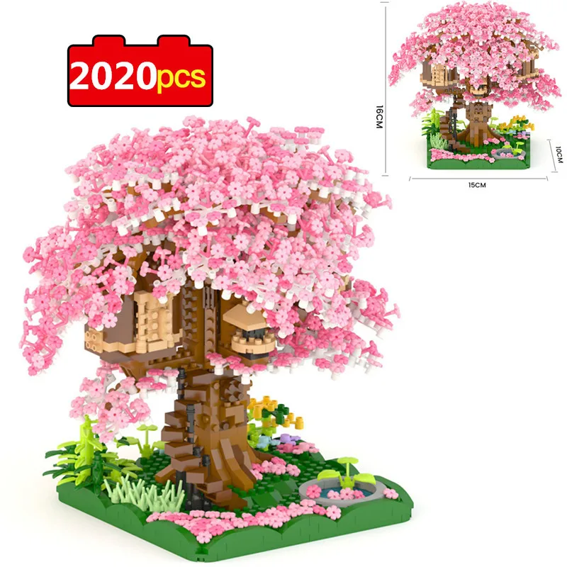 2020pcs Sakura Blocks Bricks City Cherry Blossom Mini Sakura House Tree Model Building Blocks Toys for Children Gifts
2020pcs Sakura Blocks Bricks City Cherry Blossom Mini Sakura House Tree Model Building Blocks Toys for Children Gifts