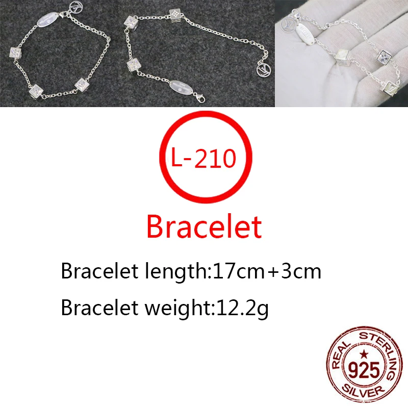 L210 S925 Sterling Silver Bracelet New Brand Trend Couple Letter L Personality Fashion Style Simple Style Gift Hot Sale 
L210 S925 Sterling Silver Bracelet New Brand Trend Couple Letter L Personality Fashion Style Simple Style Gift Hot Sale