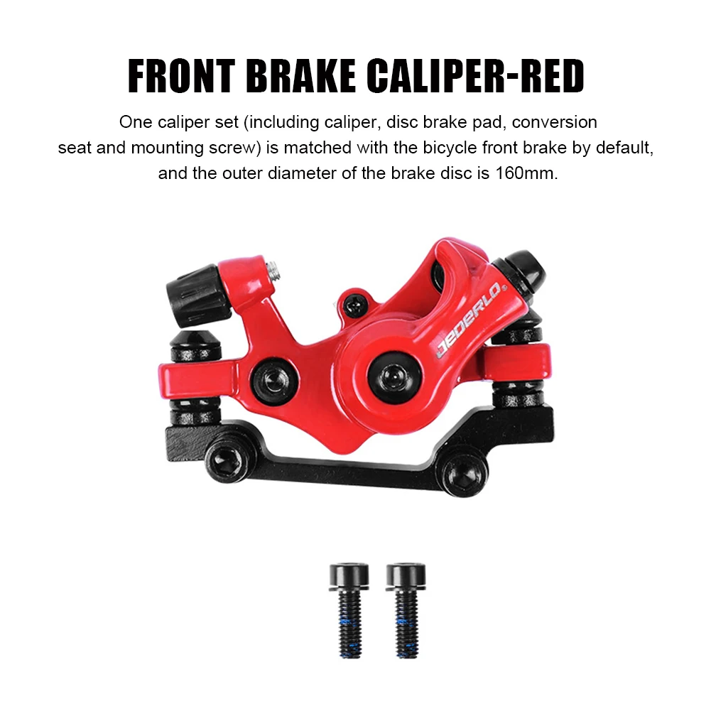 Universal Bicycle Disc Brake Aluminum Alloy F160 R160 Mountain Road MTB Bike Mechanical Disc Brakes Caliper Cycling Double Brake
Universal Bicycle Disc Brake Aluminum Alloy F160 R160 Mountain Road MTB Bike Mechanical Disc Brakes Caliper Cycling Double Brake