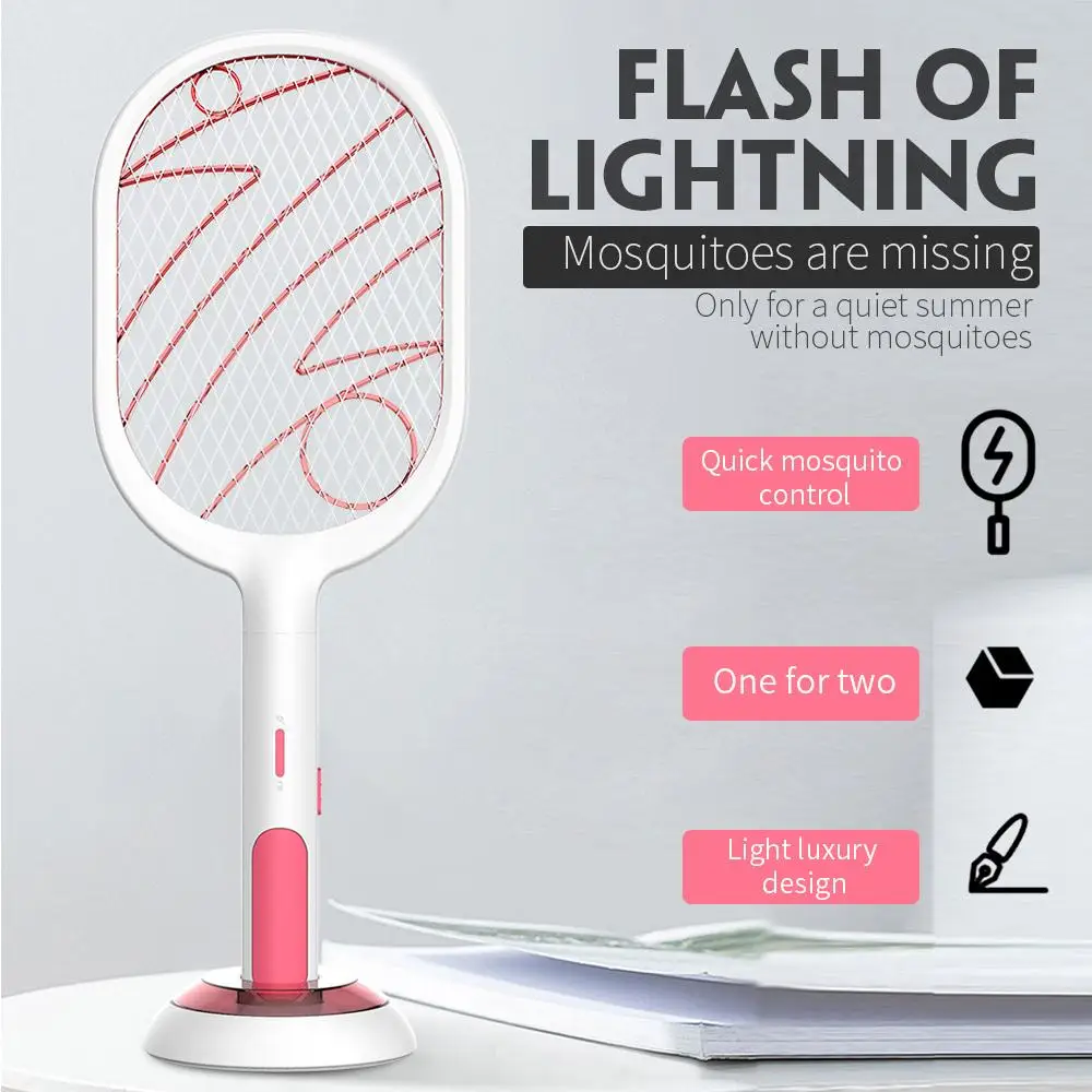 Electric Mosquito Swatter Mosquito Lamp Two Functions Handheld USB Charging 1200mAh Wasp LED Anti Mosquitoes Zapper
Electric Mosquito Swatter Mosquito Lamp Two Functions Handheld USB Charging 1200mAh Wasp LED Anti Mosquitoes Zapper