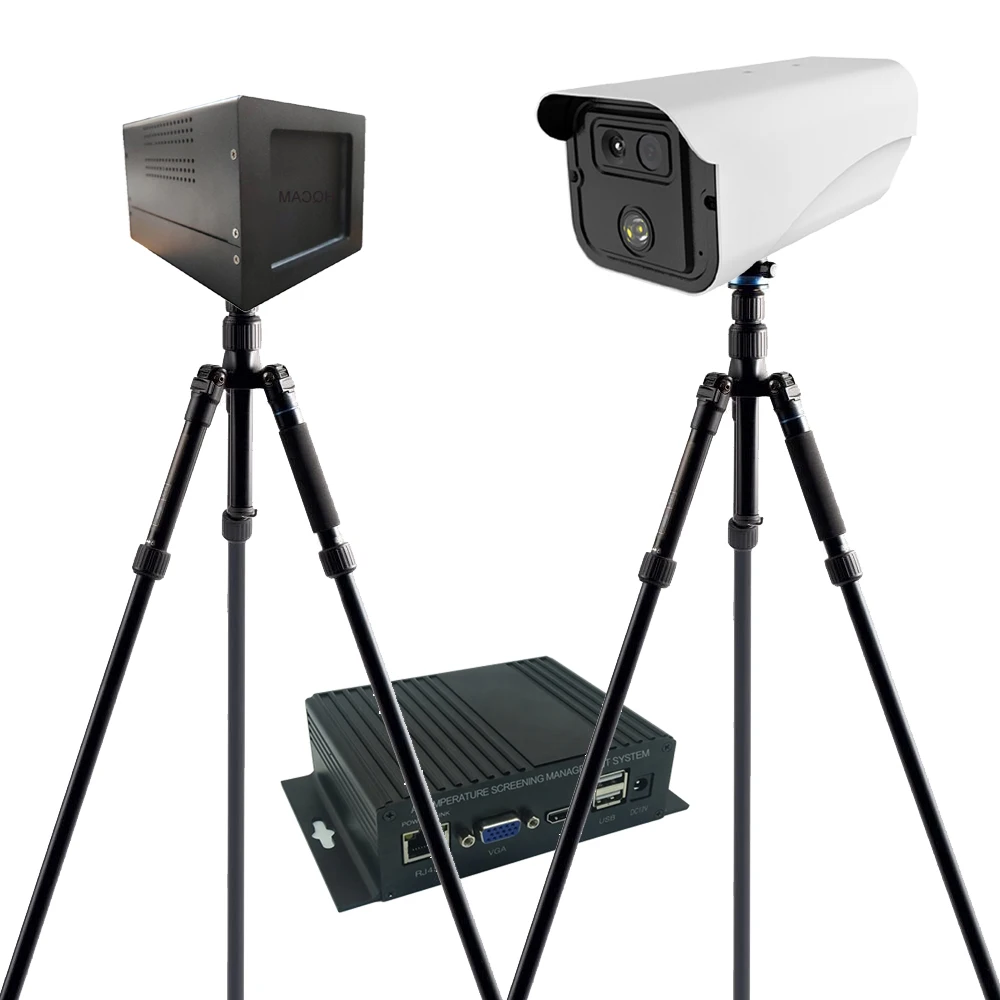 

Тепловизионная оптическая Двухдиапазонная сетевая камера с искусственным интеллектом, Тепловизионная измерительная Термографическая си...