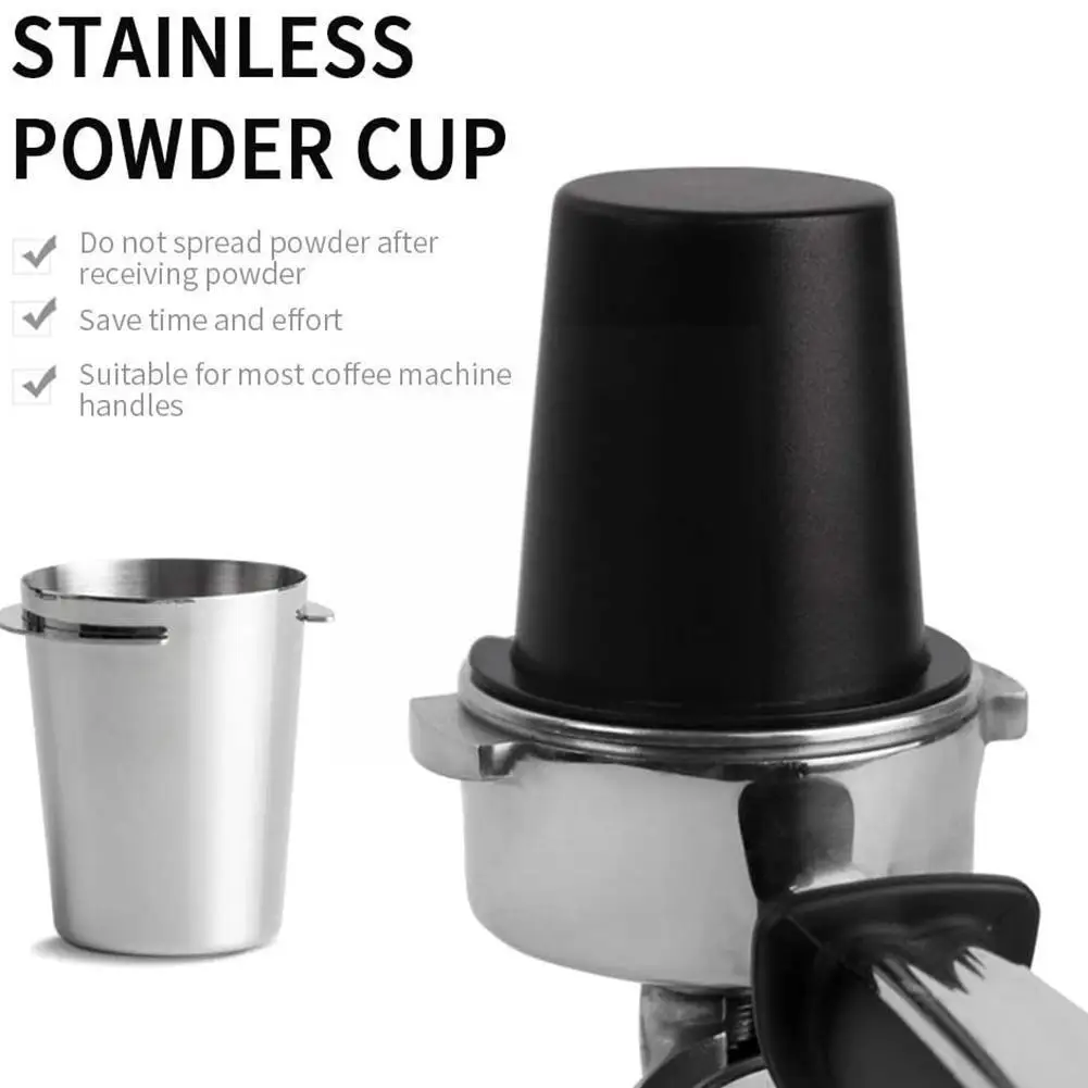 Coffee Dosing Cup Steel Coffee Powder Feeder Grinder Assistant For 51/58mm Espresso Machine Coffee Powder Receiver O1q1
Coffee Dosing Cup Steel Coffee Powder Feeder Grinder Assistant For 51/58mm Espresso Machine Coffee Powder Receiver O1q1