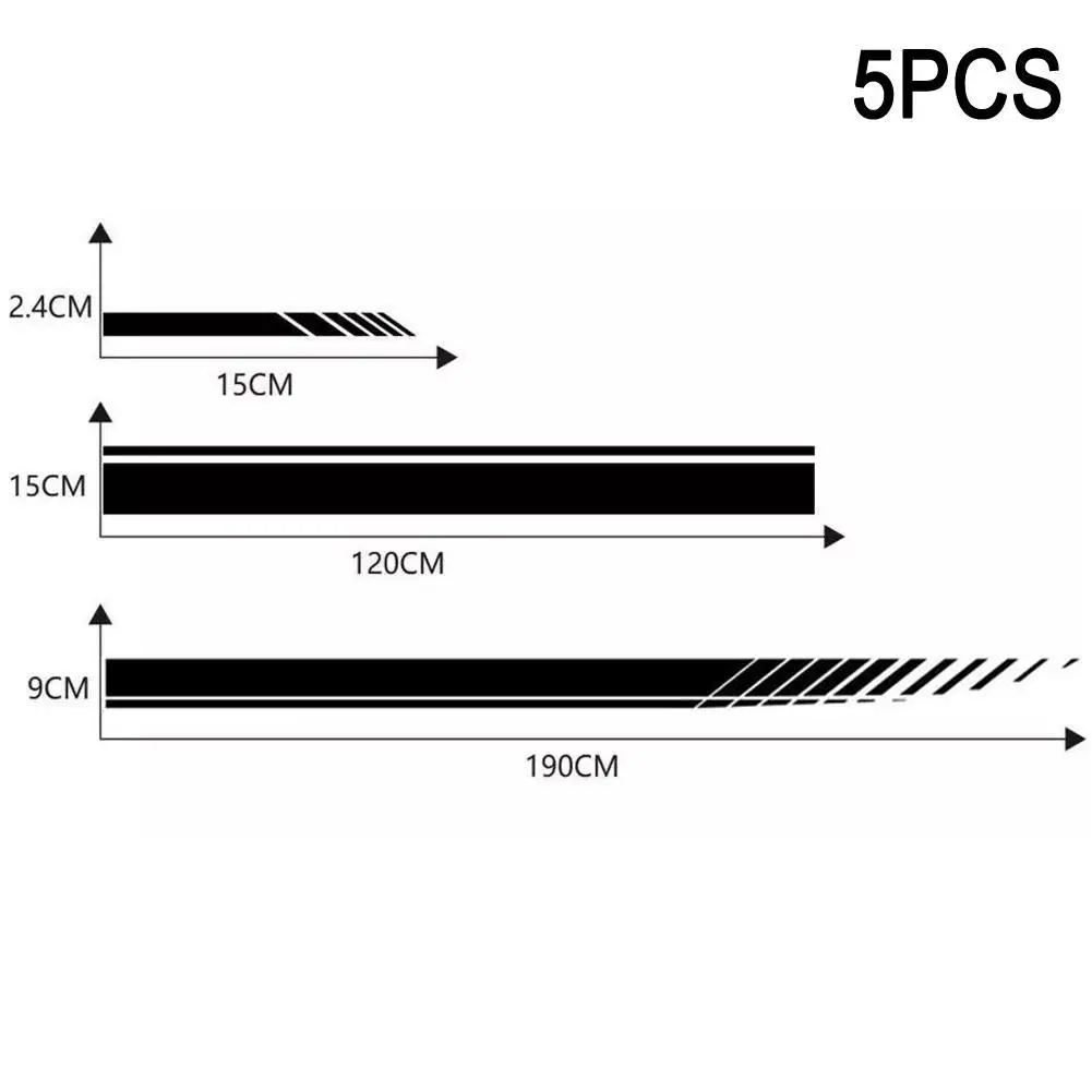 5Pcs Car Stickers Body Sticker Decals Stripes Car Side Door Hood Rearview Mirror Decal Stickers Set Racing Car Accessories
5Pcs Car Stickers Body Sticker Decals Stripes Car Side Door Hood Rearview Mirror Decal Stickers Set Racing Car Accessories