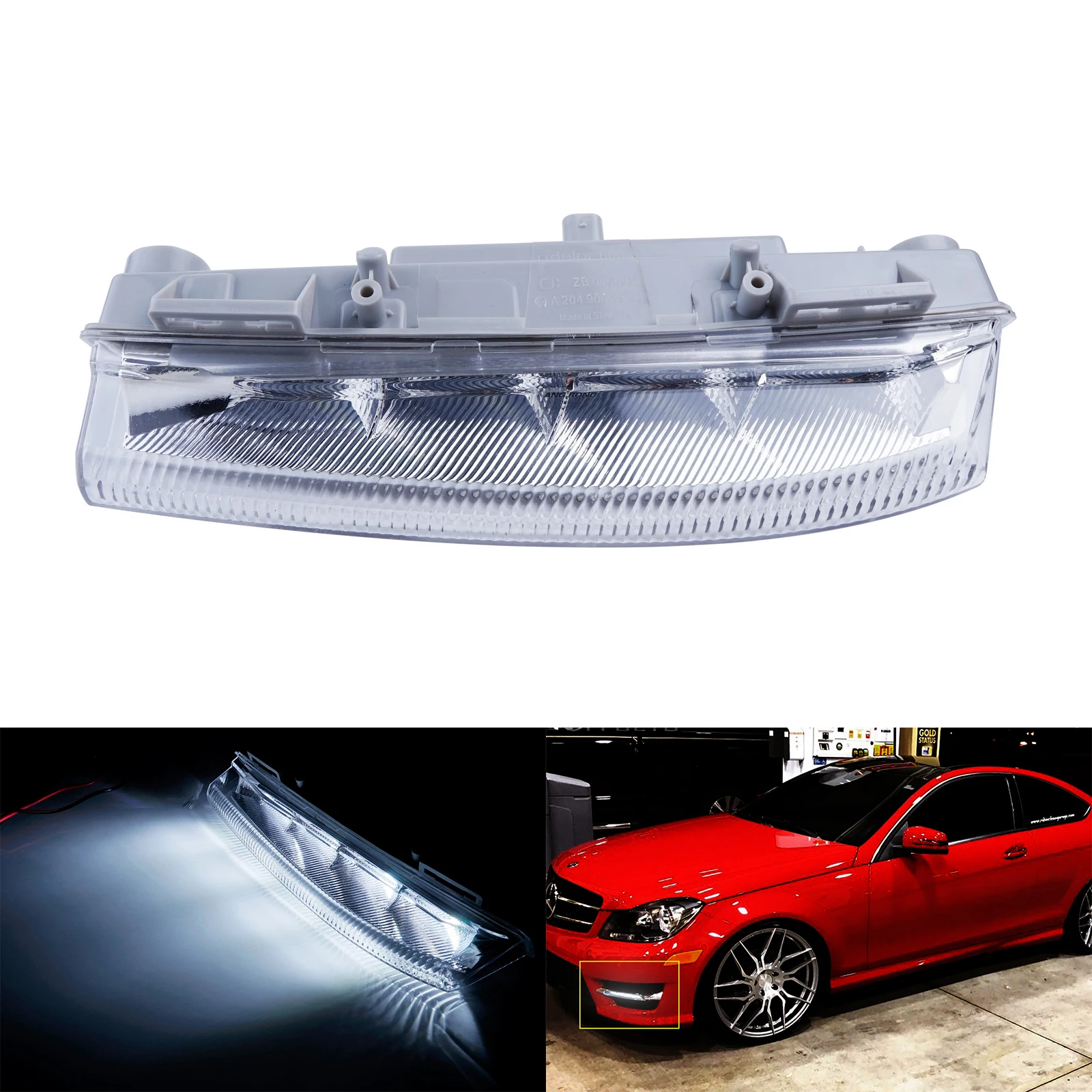 Противотуманные светодиодсветодиодный ходовые огни ANGRONG 1x для Mercedes-Benz C E SLK Class
Противотуманные светодиодсветодиодный ходовые огни ANGRONG 1x для Mercedes-Benz C E SLK Class