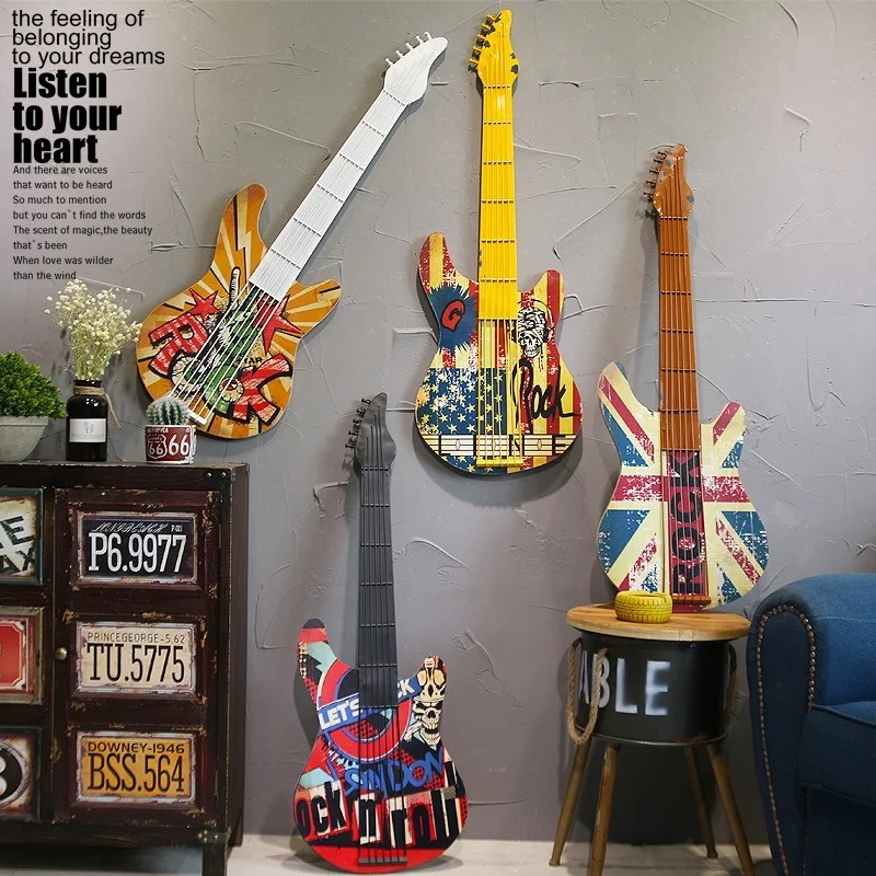 Wrought Iron Guitar Wall Pendant Creative Guitar Decoration Home Decoration Coffee Shop Wall Decoration Bar Wall Pendant
Wrought Iron Guitar Wall Pendant Creative Guitar Decoration Home Decoration Coffee Shop Wall Decoration Bar Wall Pendant
