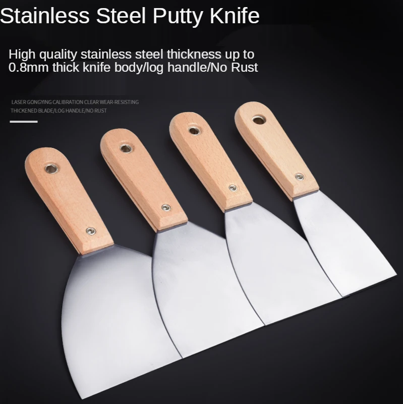 Putty knife shovel knife decoration shovel cleaning knife putty knife scraper tool putty knife stainless steel thickening multi-
Putty knife shovel knife decoration shovel cleaning knife putty knife scraper tool putty knife stainless steel thickening multi-
