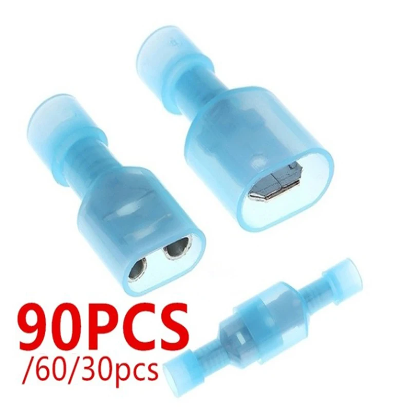 30pcs or 60pcs Nylon fully insulated spring terminals FDFN2-250 cold pressure terminals male and female connector terminals
30pcs or 60pcs Nylon fully insulated spring terminals FDFN2-250 cold pressure terminals male and female connector terminals