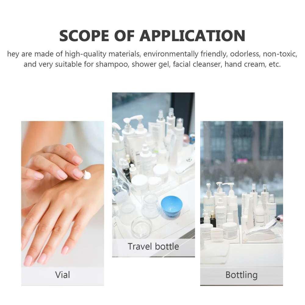 15Pcs 50ml Empty Sample Bottle Container Jar Pot Vial with Lid Perfect for Emollient Water Shower Emulsion
15Pcs 50ml Empty Sample Bottle Container Jar Pot Vial with Lid Perfect for Emollient Water Shower Emulsion