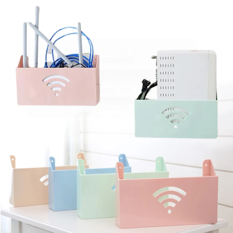 Home Creative Small Size Wall-Mounted WiFi Router Storage Boxes Shelf Practical Wifi Box Storage Box Organizer Plastic Box
Home Creative Small Size Wall-Mounted WiFi Router Storage Boxes Shelf Practical Wifi Box Storage Box Organizer Plastic Box