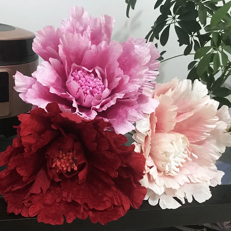 Peony Wedding Home Decoration diy Party 80CM Large flower Head artificial background Flower wall Accessories Send light string
Peony Wedding Home Decoration diy Party 80CM Large flower Head artificial background Flower wall Accessories Send light string