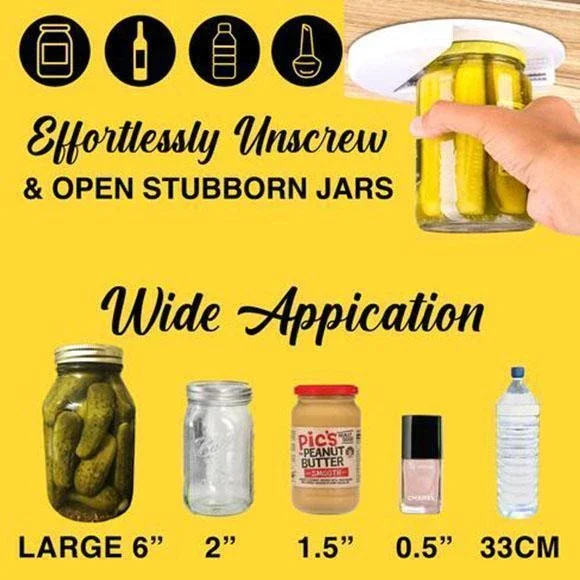 Jar Opener for Under the Kitchen Cabinet Counter Lid Remover Aid Arthritis Weak Hands and Seniors Accessories Dropshipping
Jar Opener for Under the Kitchen Cabinet Counter Lid Remover Aid Arthritis Weak Hands and Seniors Accessories Dropshipping