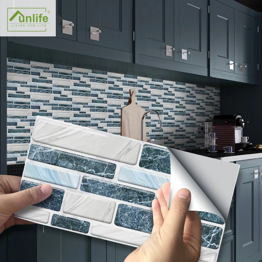 Funlife® 20X10cm Blue & White Marble Wall Sticker Peel & Stick DIY Self-Adhesive Tile Stickers for Floor Bathroom Kitchen Wall
Funlife® 20X10cm Blue & White Marble Wall Sticker Peel & Stick DIY Self-Adhesive Tile Stickers for Floor Bathroom Kitchen Wall