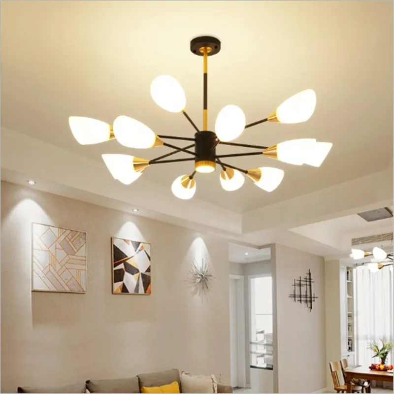 Nordic living room chandelier post modern restaurant light light luxury chandelier personality modern minimalist lamp
Nordic living room chandelier post modern restaurant light light luxury chandelier personality modern minimalist lamp