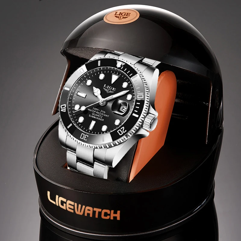 Relogio Masculino 2021 New Fashion Mens Watches LIGE Top Brand Luxury Business Watch Men Stainless Steel Waterproof Quartz Clock
Relogio Masculino 2021 New Fashion Mens Watches LIGE Top Brand Luxury Business Watch Men Stainless Steel Waterproof Quartz Clock