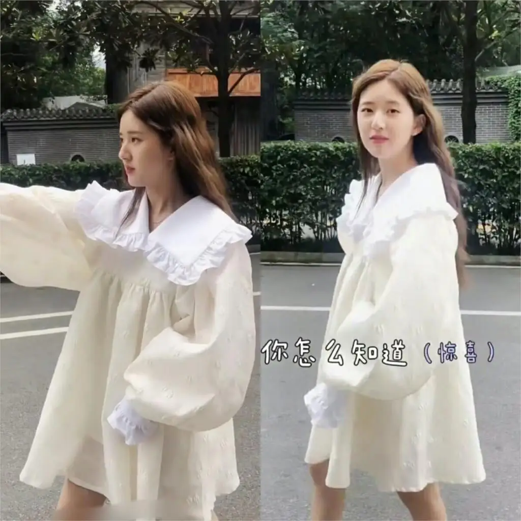 Платья, платье с свободными рукавами, Детская летняя Женская Весенняя коллекция 2021, новая сказочная высокая талия 
Платья, платье с свободными рукавами, Детская летняя Женская Весенняя коллекция 2021, новая сказочная высокая талия